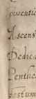 Handschriftliches Inhaltsverzeichnis
