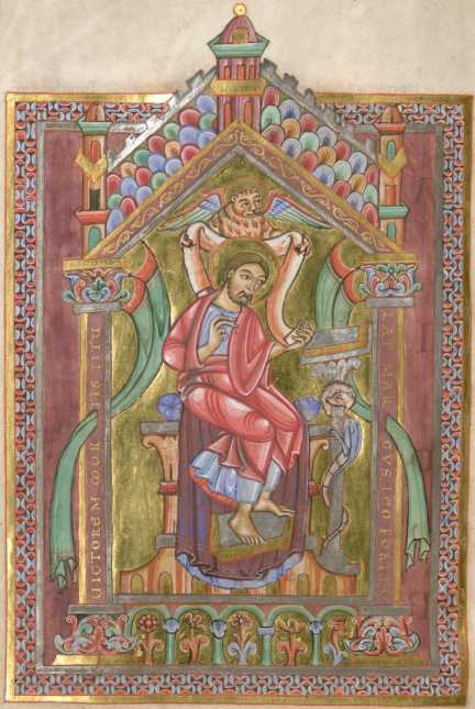 Minitatur: Evangelist Marcus (#)

