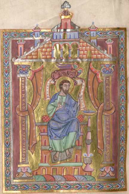 Miniatur: Evangelist Lucas (#)
