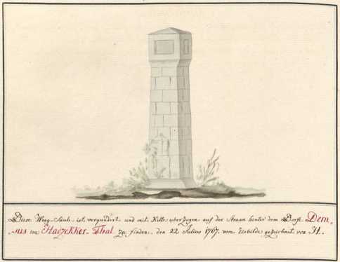 Weg-Säule bei Densus, Siebenbürgen (137)
 ... aus