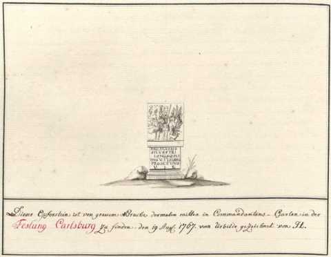Alba Iulia, Siebenbürgen: Karlsburg, Opferstein ... aus