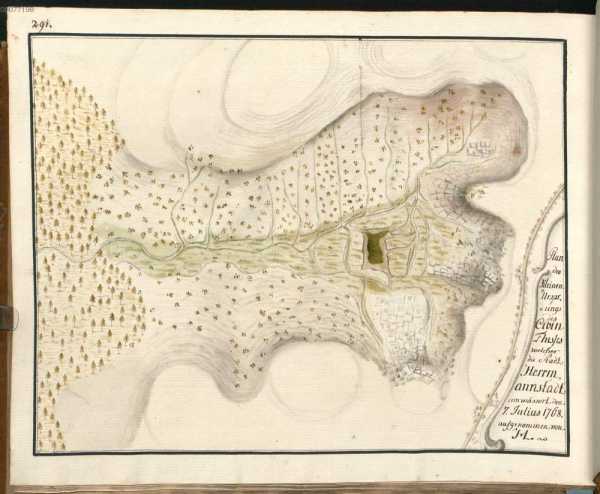 Zibinsgebirge, Siebenbürgen: Plan vom Ursprungsgebiet ... from