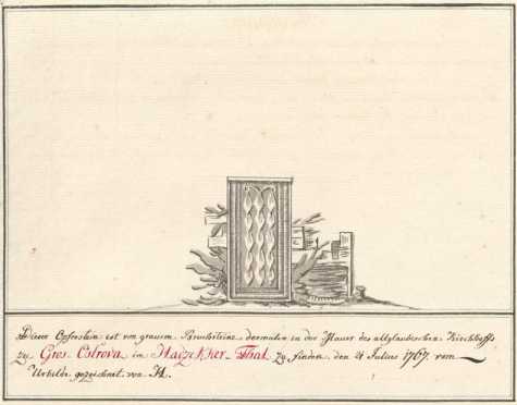 Ostrov, Siebenbürgen: Opferstein aus dem ... from