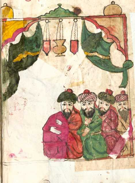 Ganzseitige Miniatur uit