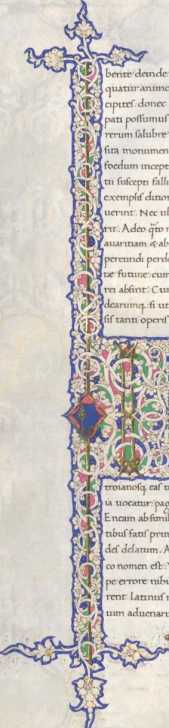 Randbordüre mit Wappen des Petrus ... din