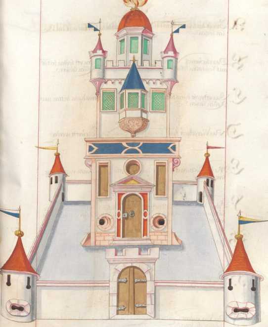 Miniatur 122 Gerüst als Schloss ... from
