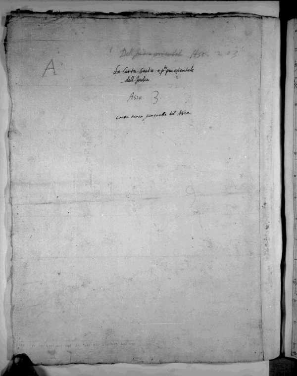 Bemerkung zur vorausgehenden Carta (45v)
 ... aus