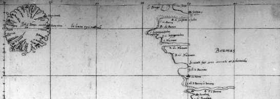 Afrika - Westküste mit Küste Gabuns un...