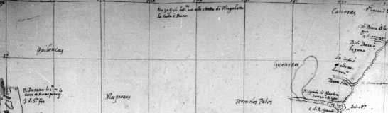 128v-129r: Amerika - Küste Uruguays mit...