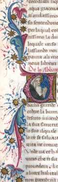 Zierinitiale mit Bild da