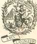Vorderer Spiegel mit Exlibris John ... aus