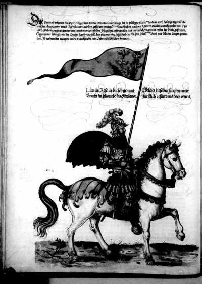 Lucius Roscius mit Pferd und ... de