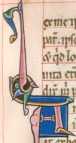 Miniatur (zu Jh.13,1-15): Fußwaschung (...