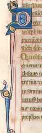 Miniatur (zu Mt.2,13-23. 3,13-17): 4 Tei...