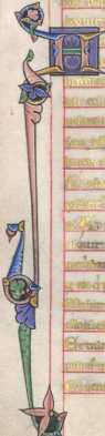 Miniatur (zu Mt.14,3-12):4 Teilbilder in...