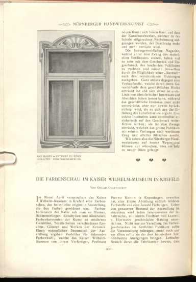 Ollendorff, Oscar Die Farbenschau im ... from