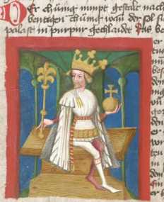 Miniatur: Der König (4v   )
