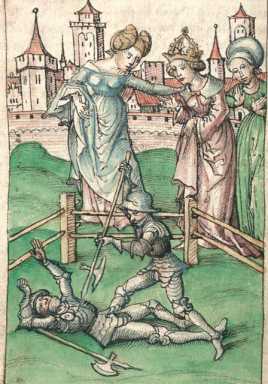Illustration 19: Gerichtlicher Zweikampf des ... from