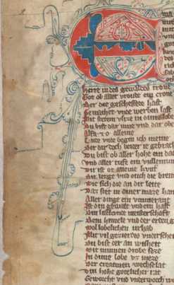 Textanfang mit Zierinitiale de