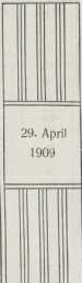 No. 1729. April 1909Die Vertretung der S...