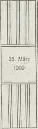 No. 1225. März 1909Max Chop: Zur Frage ...