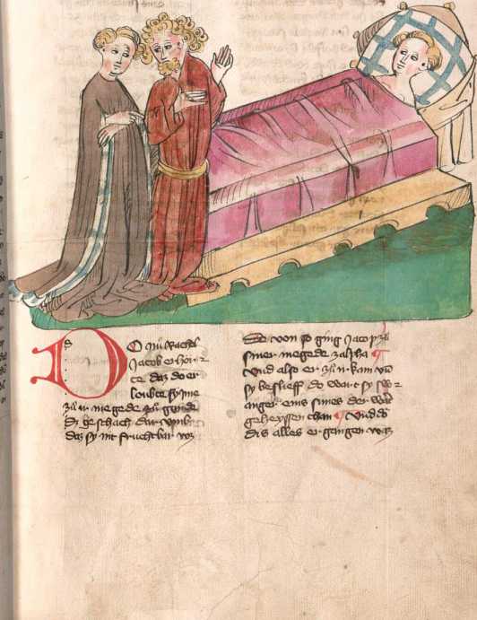 Halbseitige Miniatur  aus