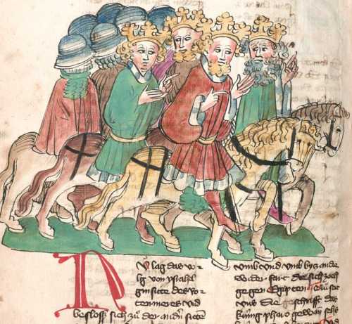 Halbseitige Miniatur  aus