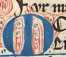 Miniatur in Deckfarben und Gold: Gott er...