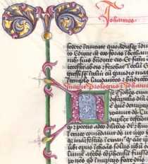 Initiale H mit Rankenschmuck, historisie...