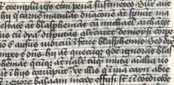 Damaszierte Initiale O, historisierte In...