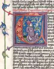 Historisierte Initiale U: Tobit (?) (#)
