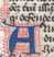 Schmuckinitiale A, historisierte Initial...