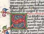 Schmuckinitiale S, historisierte Initial...