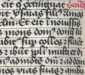 Historisierte Initiale U mit Blütenrank...