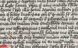 Goldinitiale I, historisierte Initiale P...
