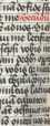 Schmuckinitiale P, historisierte Initial...
