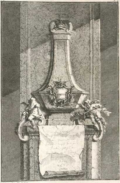 Ganzseitiger Kupferstich
