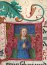 Historisierte Initiale: Heilige (255r   ...