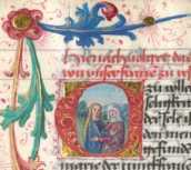 Marienfeste.Historisierte Initiale (343v...