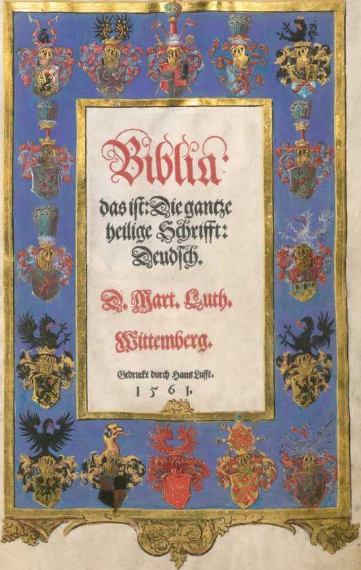 TitelblattMit Wappen geschmückte Zierse...
