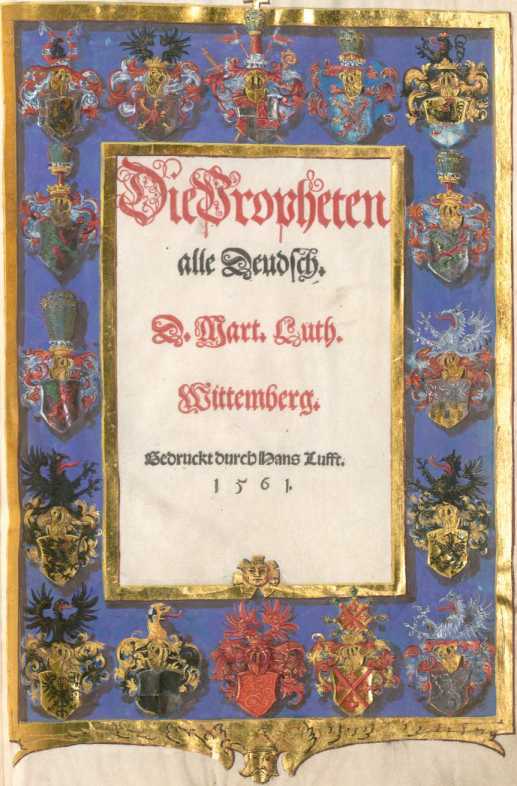 TitelblattMit Wappen geschmückte Zierse...