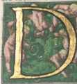 Kolorierter Kupferstich: Nahum
