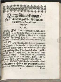 Kurtze Anmerkungen da