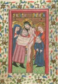 Miniatur: Die Kreuzabnahme Christi ... de