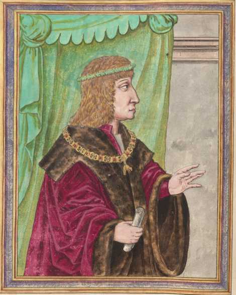 Bildnis Maximilians 1477 din