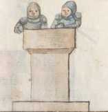 Miniatur am oberen Rand:Der Turm Baris u...