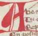 Miniatur am oberen Rand:Maria,Heiliger S...