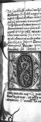 Große Zierinitiale D da