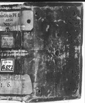 Vorderdeckel mit Buchrücken uit