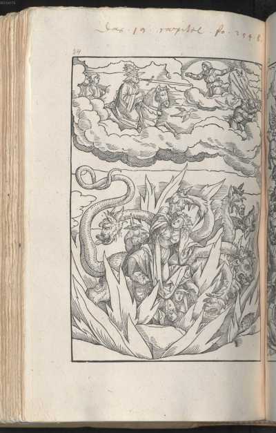 Ganzseitiger Kupferstich: Der Reiter auf ... de